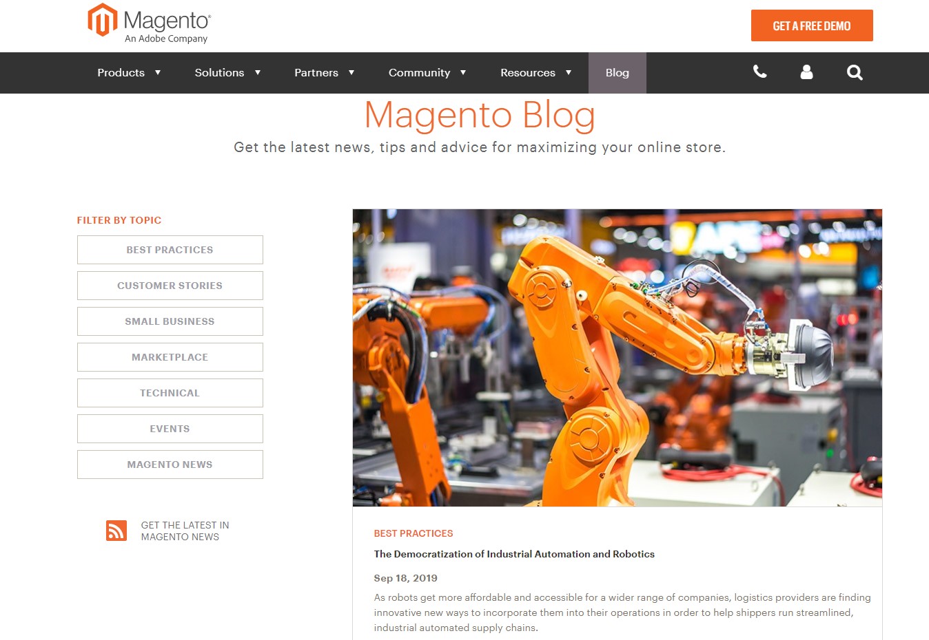 Magento Blog