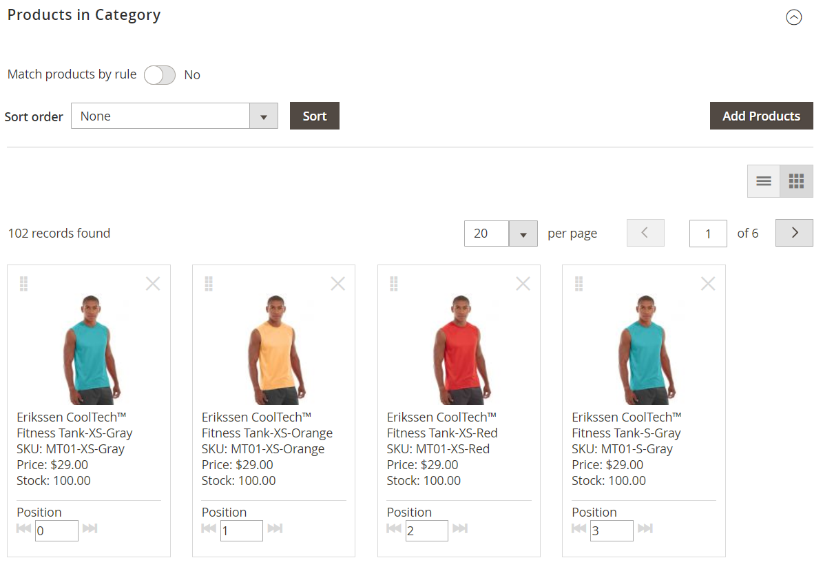 Category Products