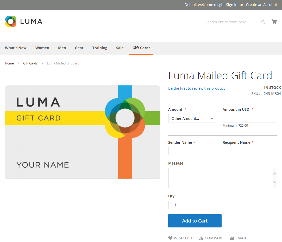 Gift Card