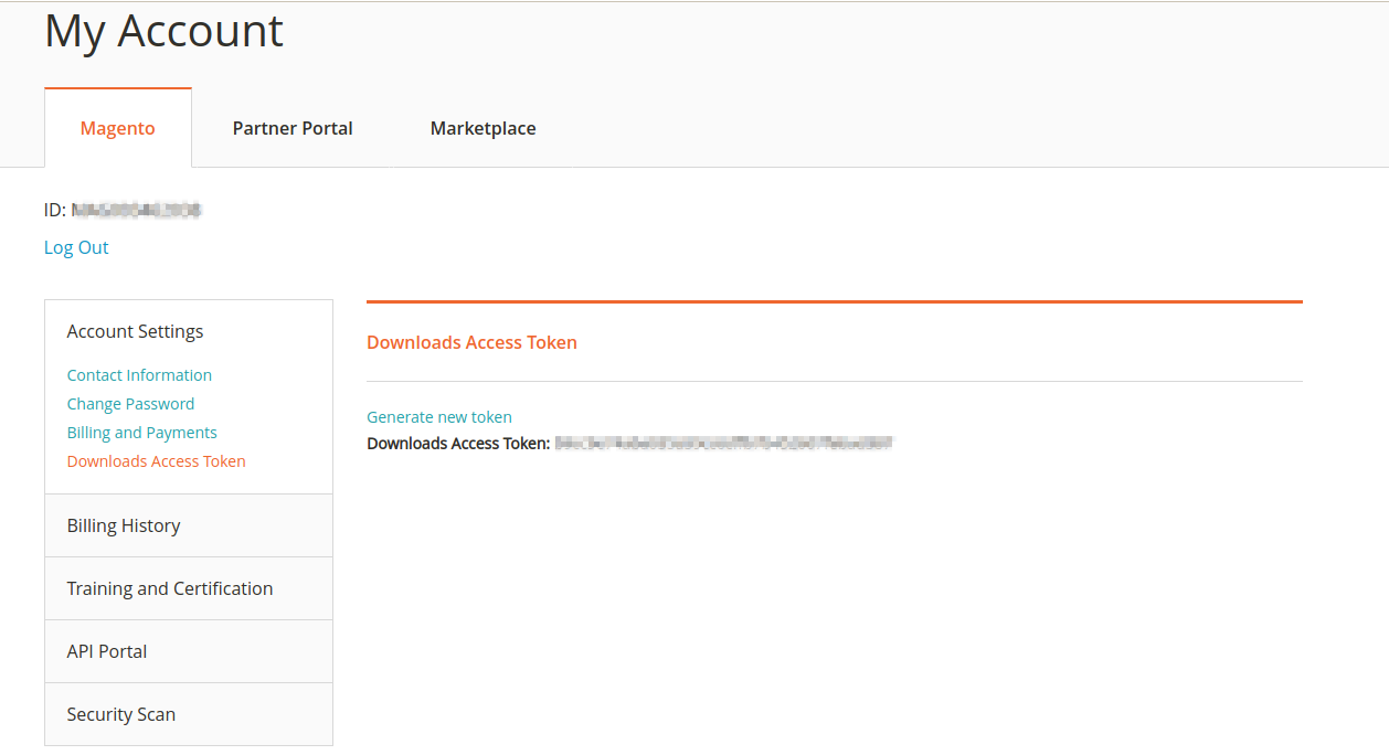 Magento Account